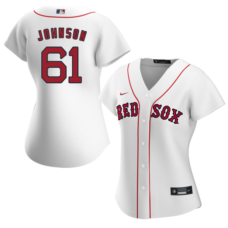 Nike Women #61 Brian Johnson Boston Red Sox Baseball Jerseys Sale-White